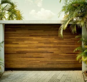 modern wood garage doors benefits