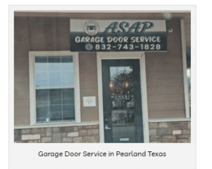 Garage Door Service in Pearland Texas